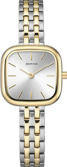 Bering Damenuhr Classic, Quarz, Edelstahl, Silber, 26 mm, Eckig - Bild 1
