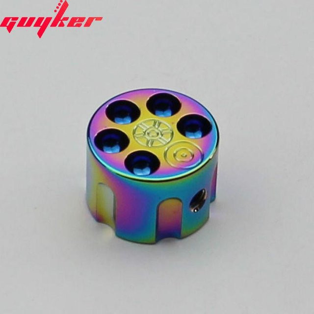 Guyker Potentiometerknopf aus reinem Kupfer für E-Gitarre oder Bass, Innendurchmesser 6mm, in fünf Farben - Bild 1