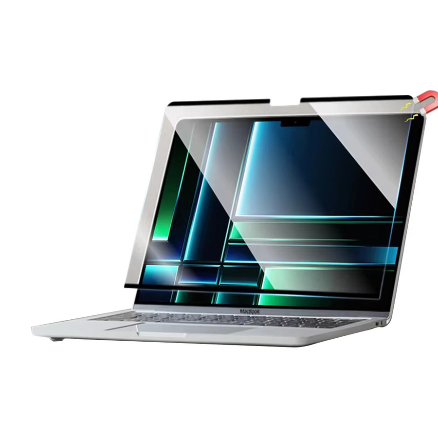 Magnetischer HD-Bildschirmschutz für Apple MacBook Air 13 und MacBook Pro 13 14 15 16, transparent - Bild 7