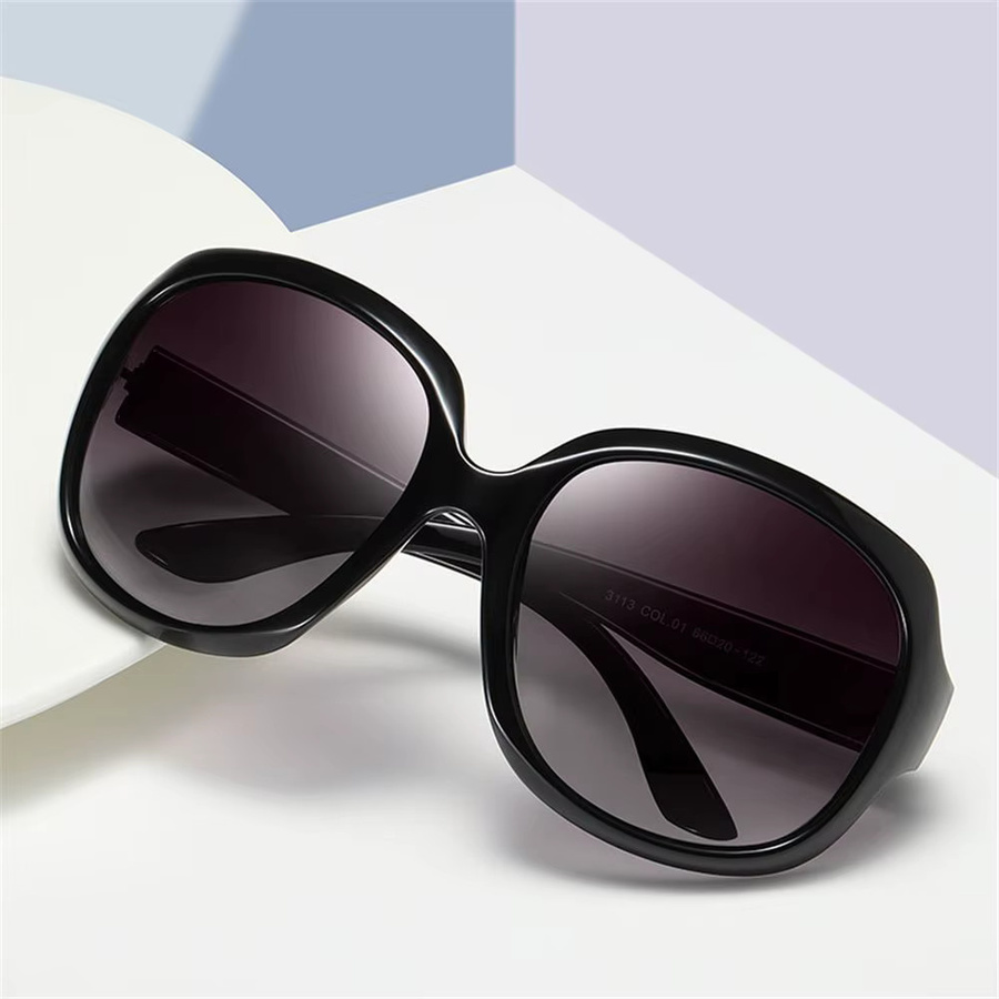 Sonnenbrille, oval, Vollrand, Kunststoff, black, Unisex - Bild 5