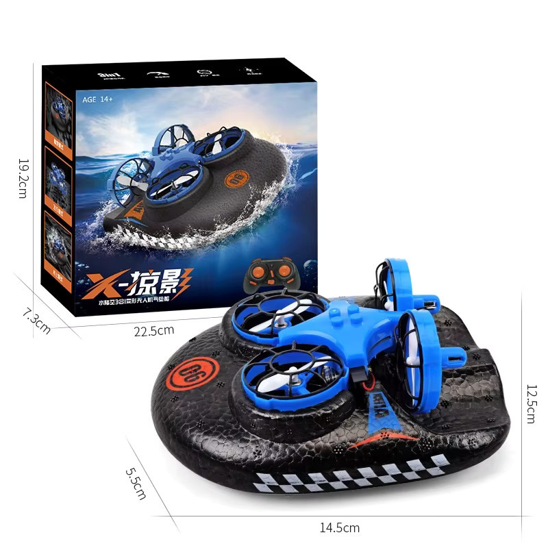 Tccicadas RC Hovercraft Drohne, Multifunktions Quadcopter, ab 14 Jahre - Bild 3