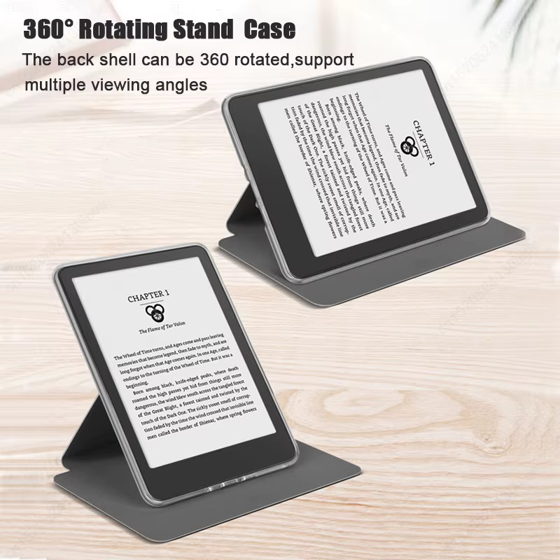 Greliana Magnetische E-Book-Hülle für Kindle Paperwhite 6 12. Generation und Kindle Colorsoft 7 Zoll, abnehmbar, 360 Grad Rotation, Farbe: Rot/Mehrfarbig - Bild 4