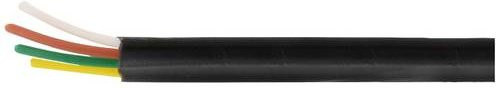 Econ connect MPFK4SW Flachbandkabel Schwarz Multicolour 100m - Bild 1