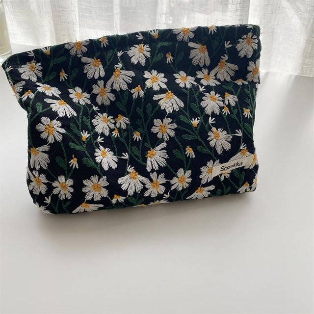Love Home Garden Kosmetiktasche Damen, Floral, Cord Canvas - Bild 1