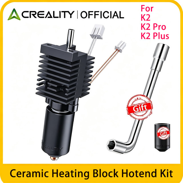 Creality Offizielles Keramik-Heizblock Hotend-Kit für K2, K2 Pro und K2 Plus, High-Flow Hotend-Kit mit Werkzeug, 350 °C Hochtemperaturbeständig - Bild 1