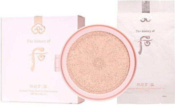 The history of whoo Gongjinhyang Seol Radiant White Tone Up Sun Cushion, 13g, SPF50, White - Bild 1