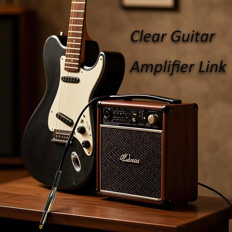 Miwayer Abgeschirmtes Gitarrenkabel mit 3,5 mm Klinkenstecker und 6,35 mm Metallstecker in Schwarz - Bild 6