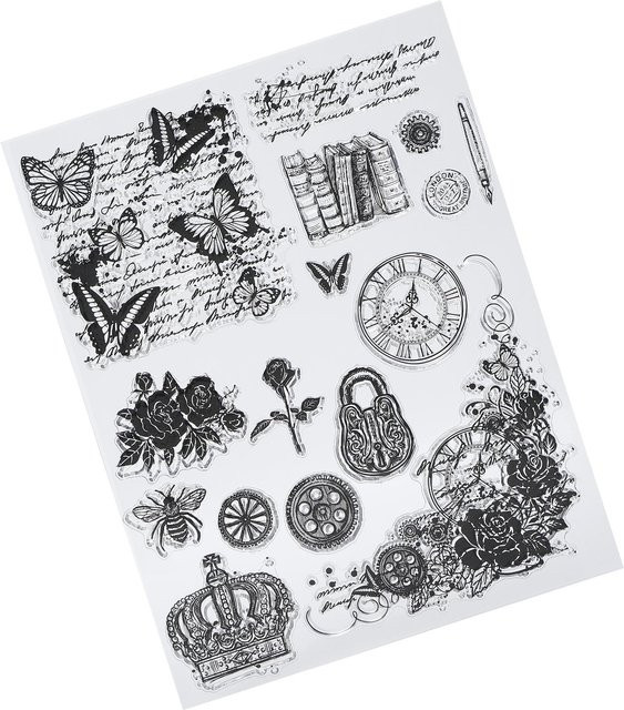Transparenter Gummistempel aus TPR von GoolRC für DIY Journal Album Dekoration und Bastelzubehör T1746TC - Bild 1