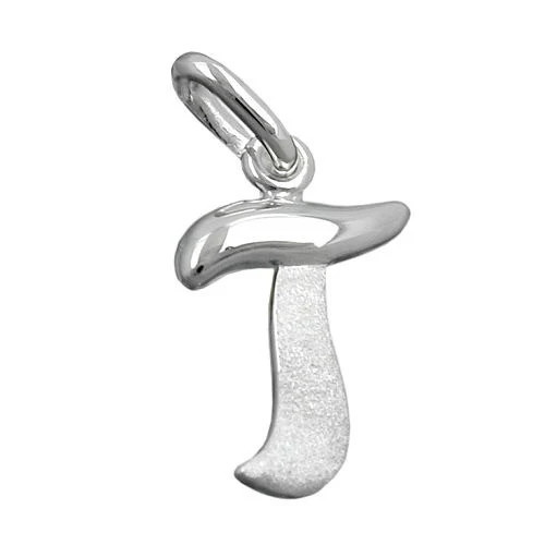 Colfem Anhänger Buchstabe T, 925 Silber, Unisex - Bild 1