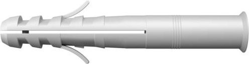 Fischer S 14 Dübel aus Nylon in Grau, 25 Stück, Durchmesser: 14 mm, Länge: 100 mm - Bild 1