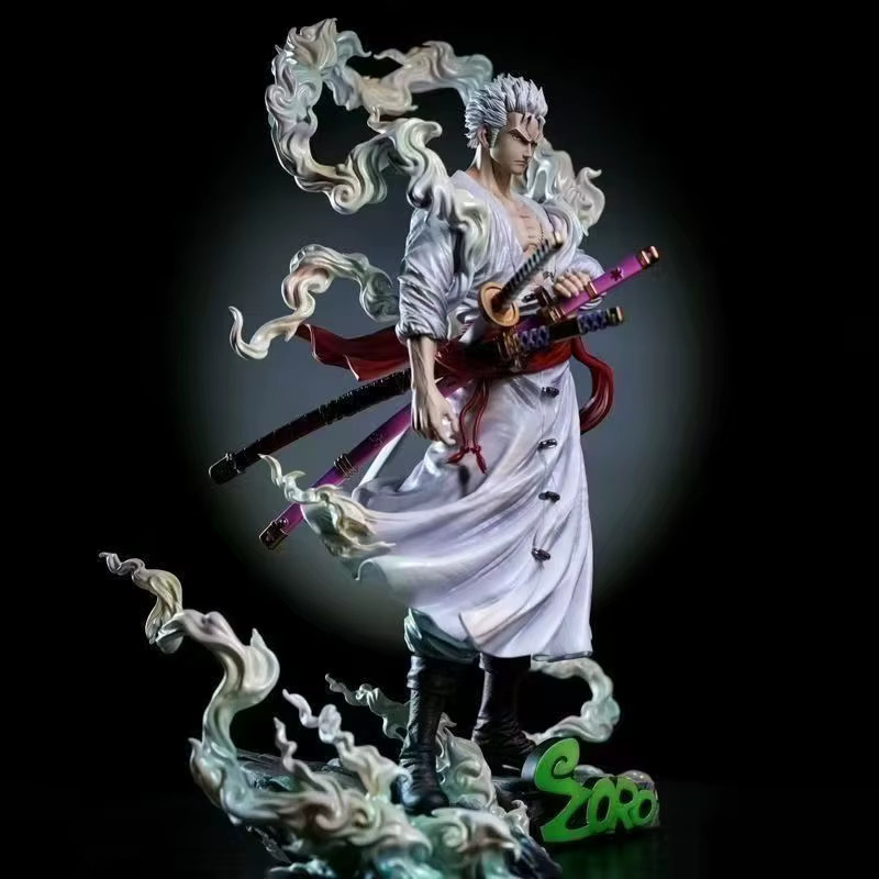 Bandai One Piece Figur Nicassolon, Anime Statue, mit austauschbarem Doppelkopf - Bild 1
