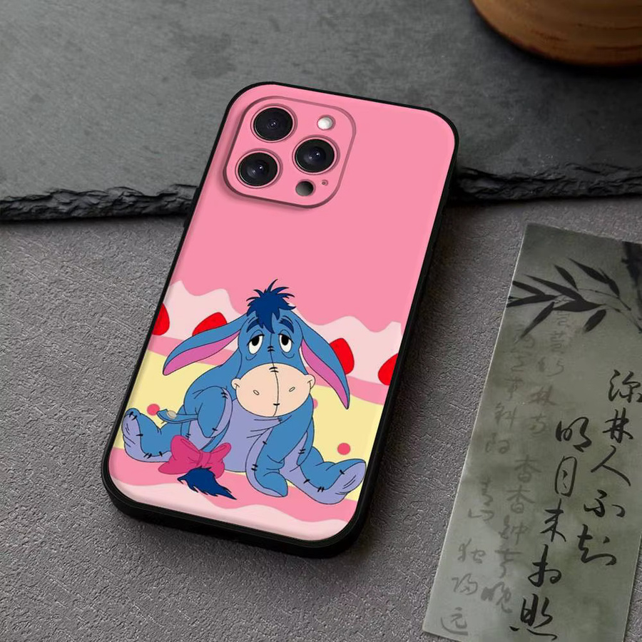 Mesuca Eeyore Donkey Handyhülle für iPhone 17 16 15 14 13 12 11 Pro Max Plus Mini aus weichem TPU - Bild 2