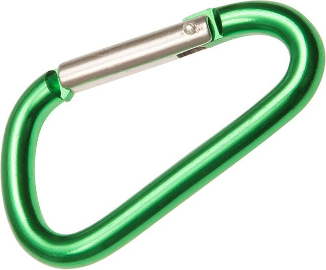 Conacord Karabinerhaken aus Aluminium in Grün, Durchmesser: 6 mm, Länge: 60 mm - Bild 1