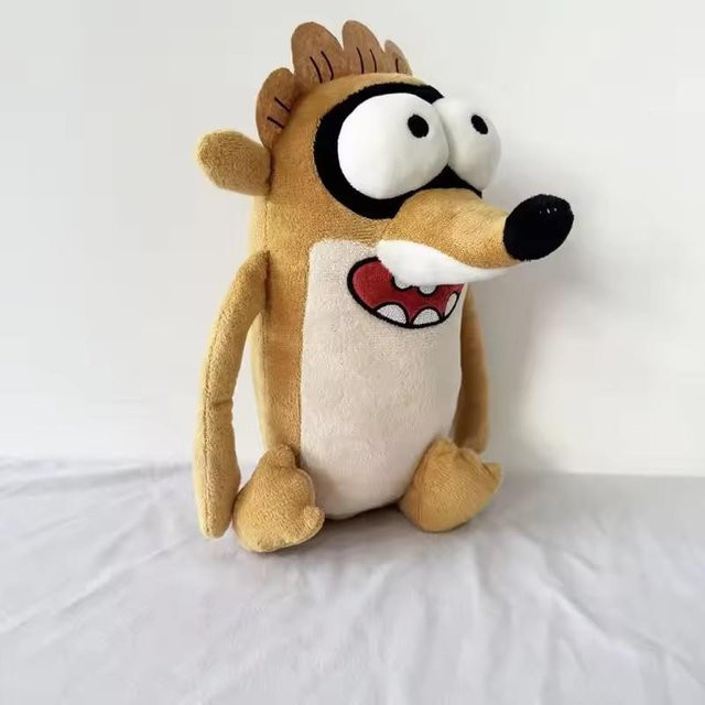 Yiran toy Regular Show Mordecai und Rigby Plüschpuppe, Stofftier, ab 14 Jahren - Bild 1