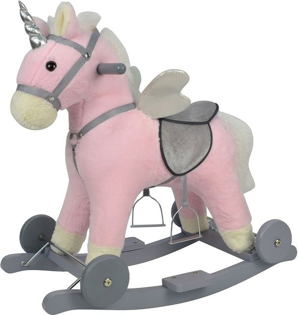 Chipolino Einhorn Schaukeltier Holz rosa ab 18 Monaten - Bild 1