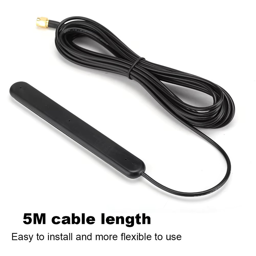 Arealer Digitale Radioantenne FM/DAB/DAB+ mit 5m Kabel und SMA-Anschluss in Schwarz - Bild 2