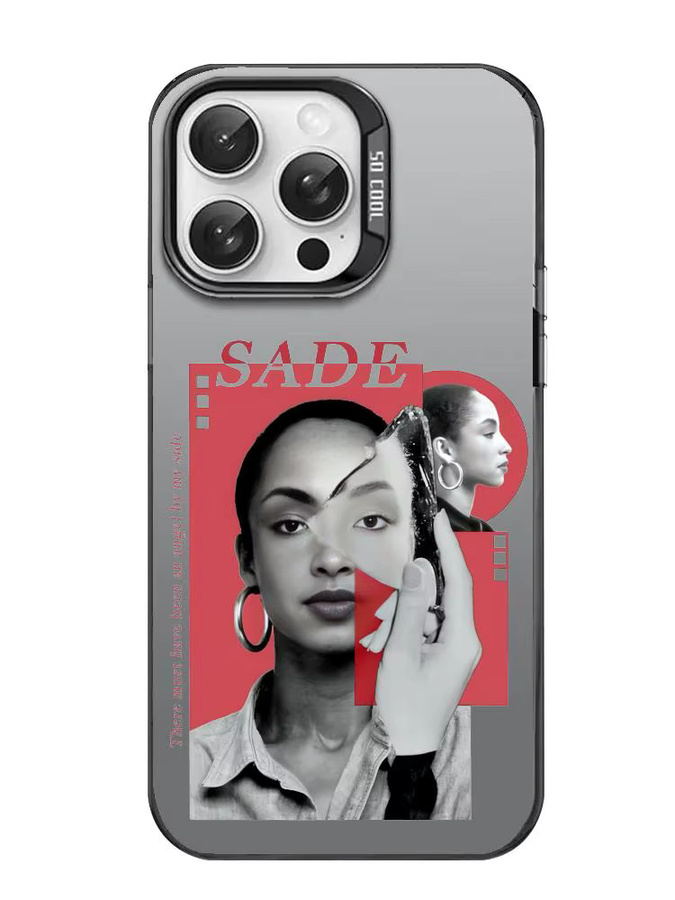 S-Sade Adu Love Deluxe Handyhülle für iPhone 17 16 15 14 13 12 11 Pro Max Air Matte Laser Aurora stoßfeste Funda in Schwarz - Bild 5