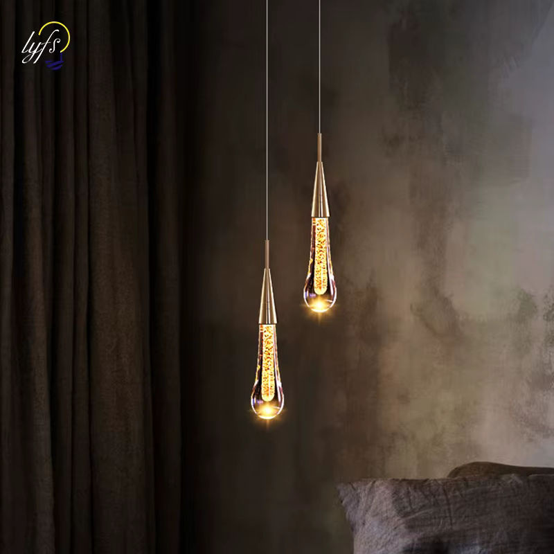 Lyfs LED Kristall Anhängerleuchte in Gold/Messing mit warmweißem Licht für Wohnzimmer und Esszimmer - Bild 2