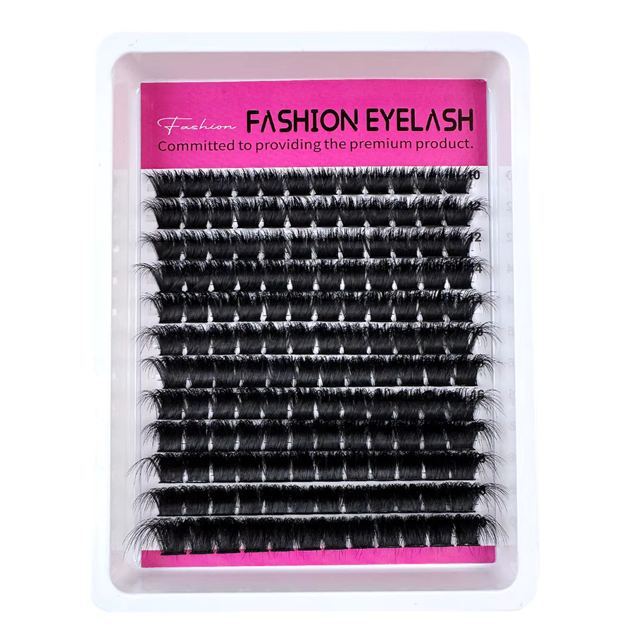 UMIRYAO DIY Cluster-Wimpern, Black, 10–20 mm, 0,07 mm, Unisex - Bild 2