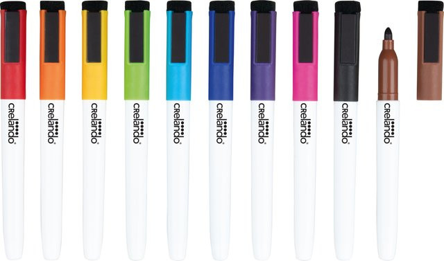 CRELANDO Whiteboard-Set mit Whiteboard-Stiften in Multicolor - Bild 1