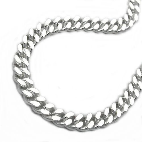 SIGO Armband Panzerkette, 925 Silber, Diamant, Unisex - Bild 1