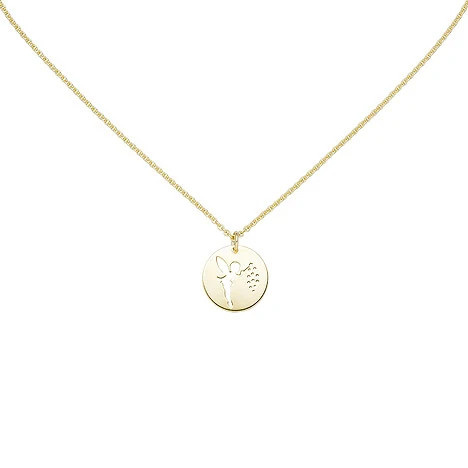 Colfem Collier Fee, 925 Sterling Silber, gold vergoldet, 48 cm, Silberkette - Bild 1