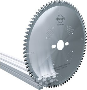 EDESSÖ Kreissägeblatt Präzision TFneg Vielzahn mit Hartmetallzähnen für Metall und Kunststoff, Farbe: Silber, Durchmesser: 300 mm, Breite: 3,2 mm, Bohrung: 2,6 mm, Zähne: 96 - Bild 1