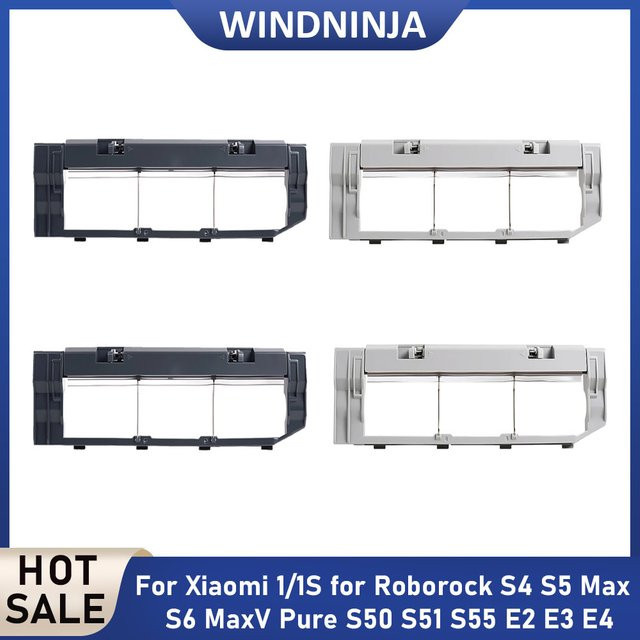 Roborock Hauptbürstenabdeckung für Xiaomi 1/1S, S5, S50, S51, S55, S6, S5 Max, S6 MaxV, S6 Pure, T6, T7 Pro in Grau - Bild 1