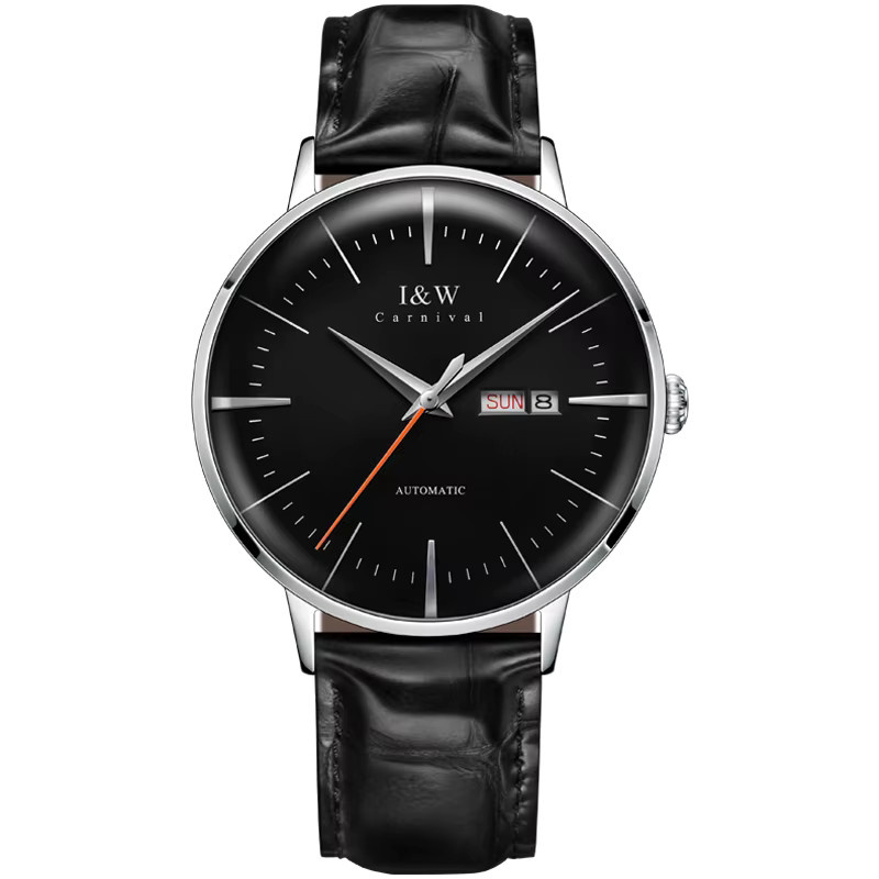 MIYOTA Armbanduhr, Automatik, Saphirglas, Edelstahl, Leder, Herren - Bild 5