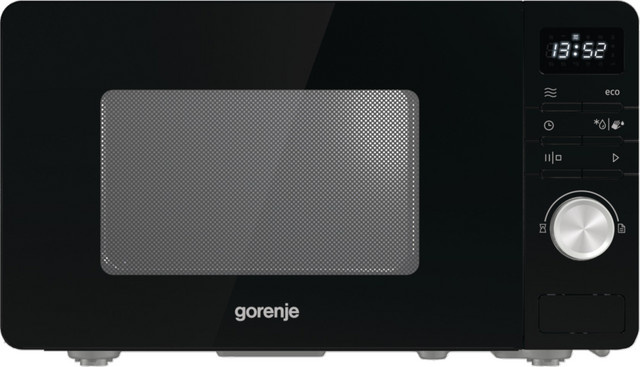 Gorenje Mikrowelle MO 20 A3B Solo in Schwarz mit LED-Display und Automatikprogrammen - Bild 1