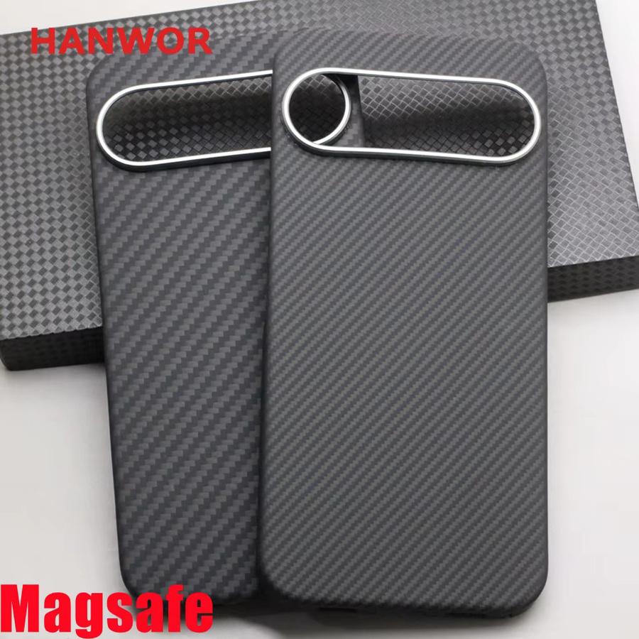 High-End Business Schutzhülle aus Aramidfaser für Google Pixel 10 Pro XL in Schwarz mit magnetischer kabelloser Ladefunktion - Bild 2