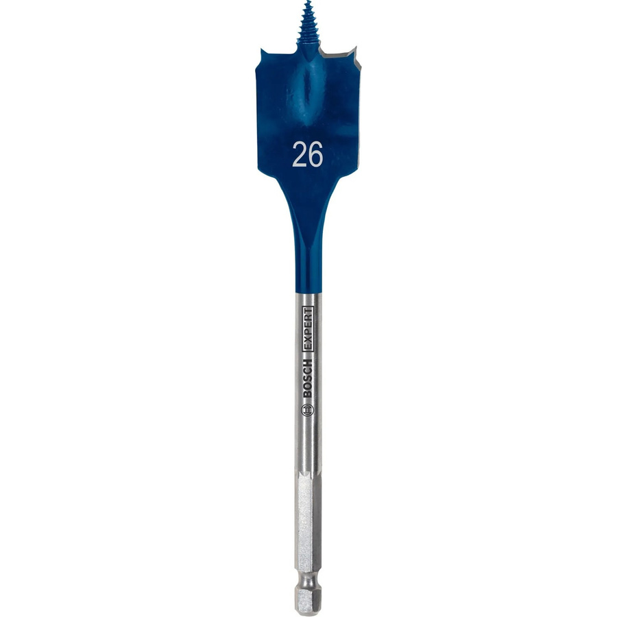 Bosch Expert Self Cut Speed Flachfräsbohrer in Blau-Silber Durchmesser: 26 mm, Länge: 152 mm - Bild 2