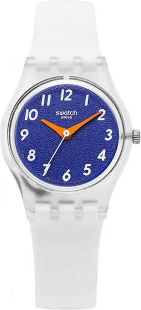 Swatch Armbanduhr, Blau, Kunststoff, Damen - Bild 1