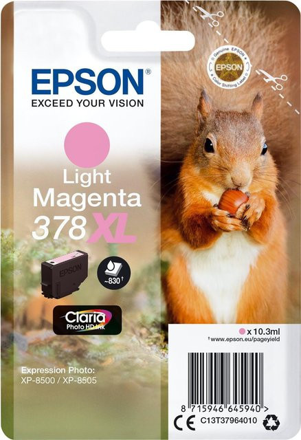 Epson 378XL Original Tintenpatrone Photo Magenta 10,3 ml C13T37964010 - Bild 1