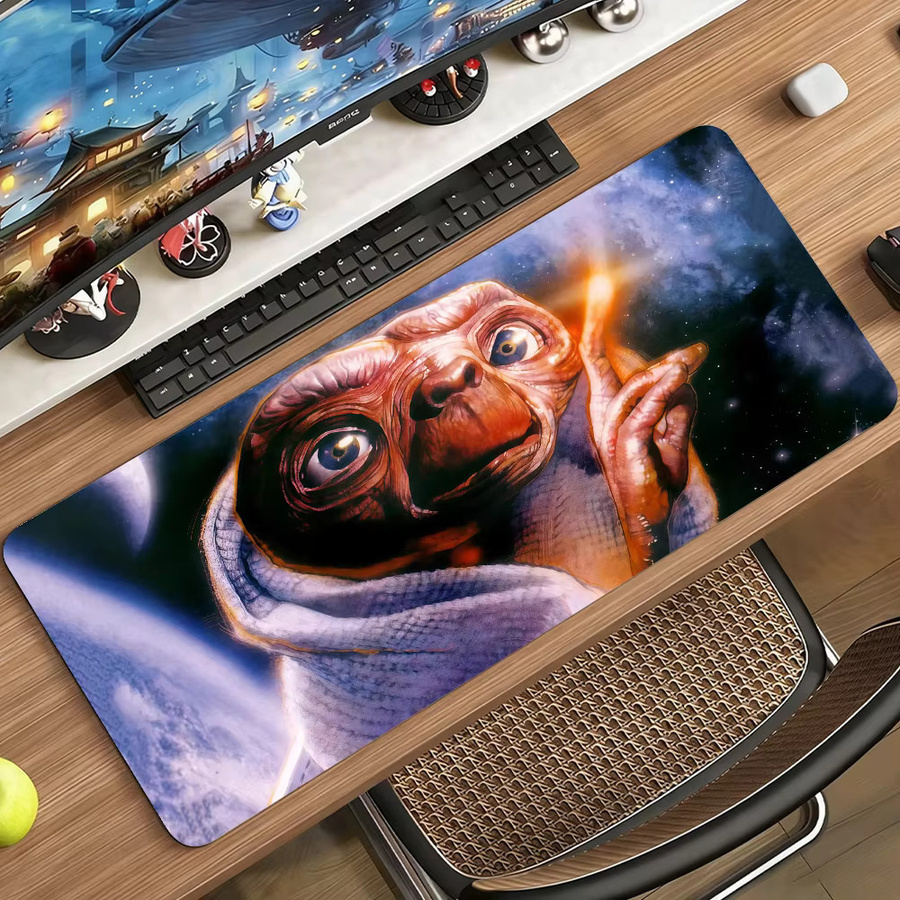 E-E.T The E-ExtraS T-Terrestrial Mauspad in Multicolour, rutschfeste Schreibtischunterlage aus Gummi für Gamer und Büro - Bild 3