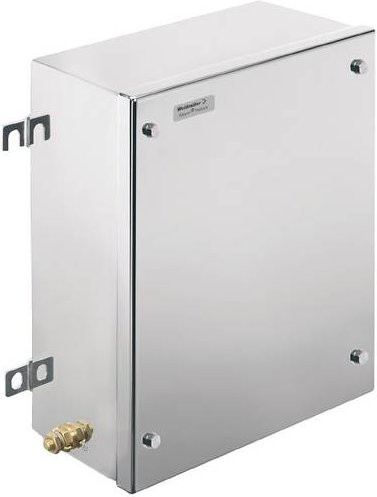 Weidmüller Gehäuse KTB FS 352615 S4E0 aus Edelstahl in Silber, B: 26,0 cm, T: 35,0 cm, H: 15,0 cm - Bild 1