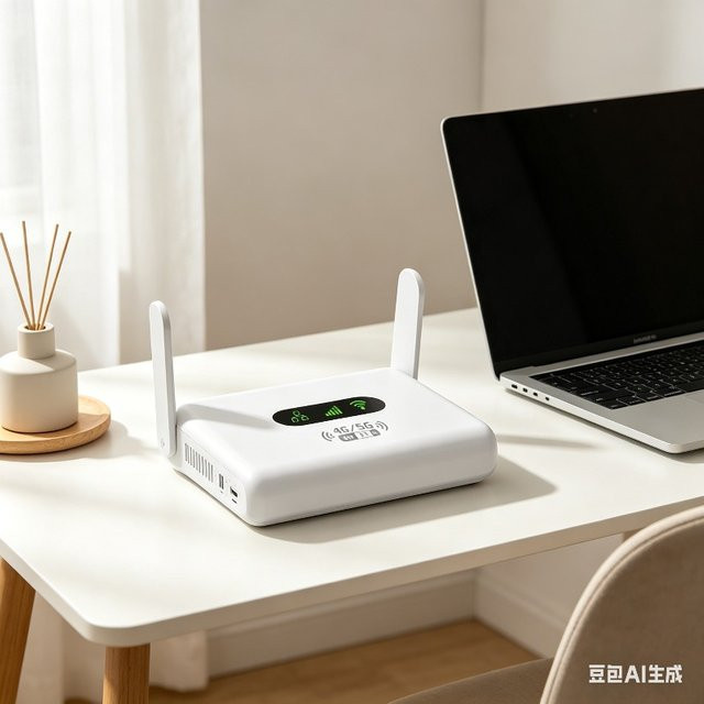 DIGIT-Neuer Q30 4G LTE Router mit Wi-Fi 6, tragbares Mini CPE Wireless Modem, Single-Band, Farbe: Weiß - Bild 1