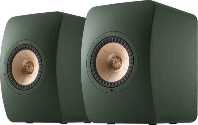 KEF LS50 Wireless II Aktivlautsprecher mit Wi-Fi und Bluetooth in Dunkelgrün - Bild 1