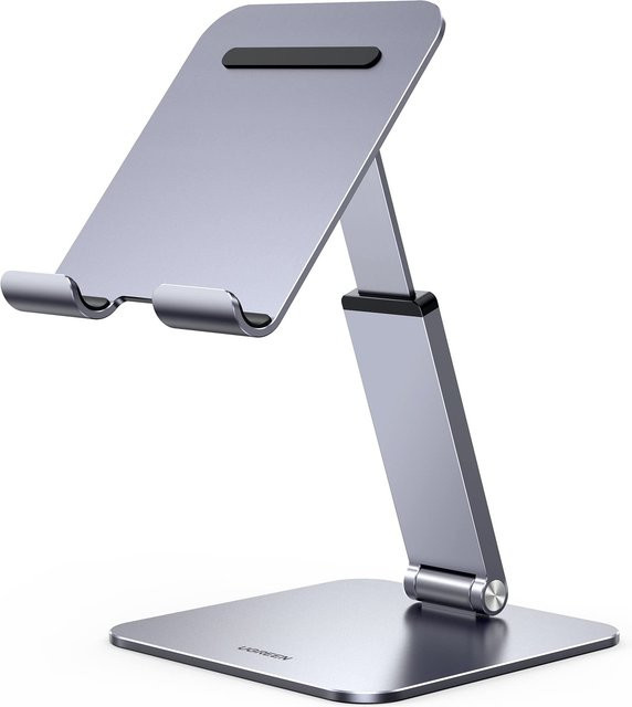 UGREEN Tablet Ständer aus Aluminiumlegierung, höhenverstellbar, Farbe: Grau - Bild 1