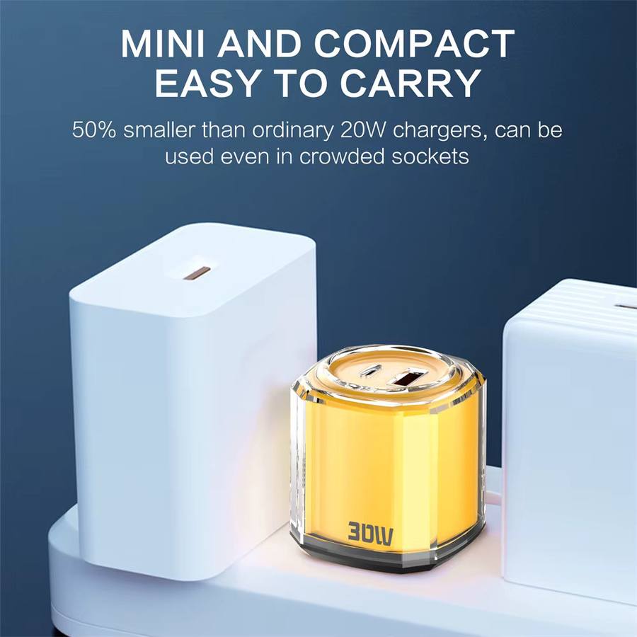 Maerknon 30W USB Typ C Ladegerät mit PD Schnellladefunktion und Quick Charge 3.0 in Blau - Bild 5