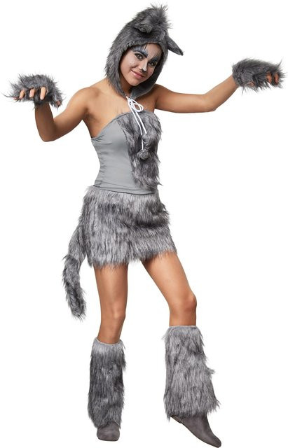 tectake Frauenkostüm Heiße Wolfdame - Bild 1