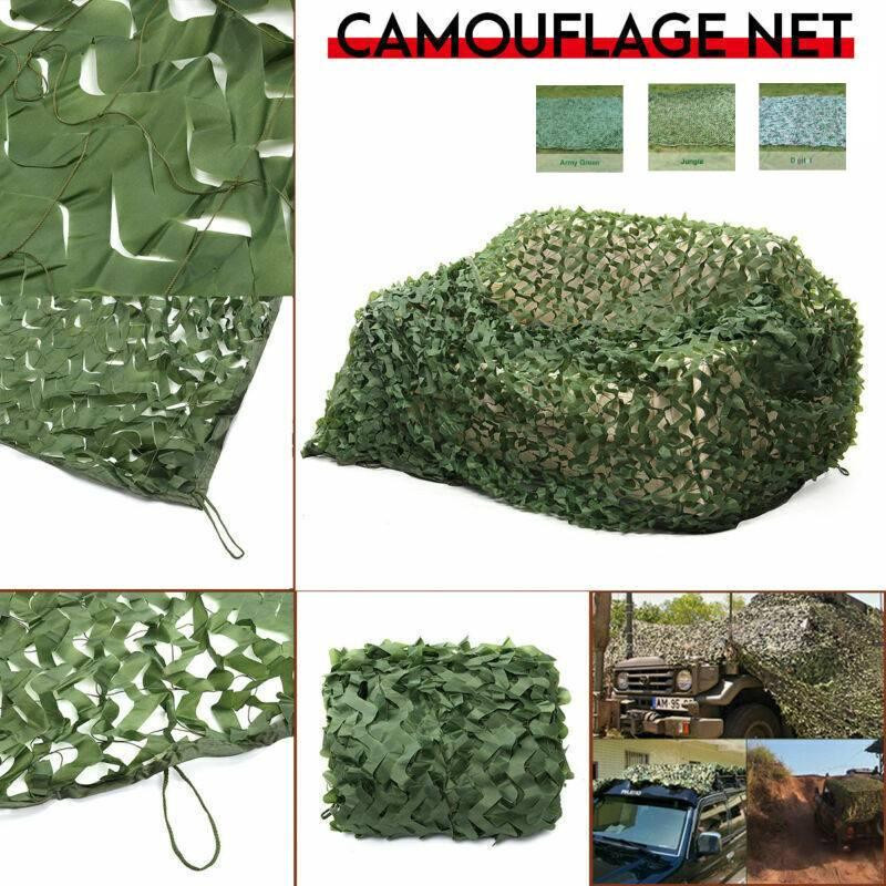ZebraBrine Tarnnetz in Grün für militärische Zwecke und Sonnenschutz, B x H: 5 x 1,5 m - Bild 8