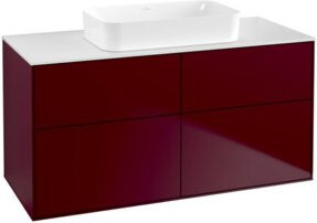 Villeroy & Boch Finion Waschtischunterschrank Peony Matt Weiß, B: 120 cm, T: 50,1 cm, H: 60,3 cm - Bild 1