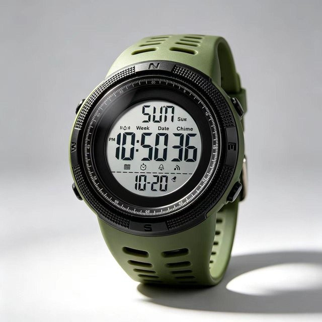 SKMEI Digitaluhr Chronograph, Grau, Herren - Bild 1
