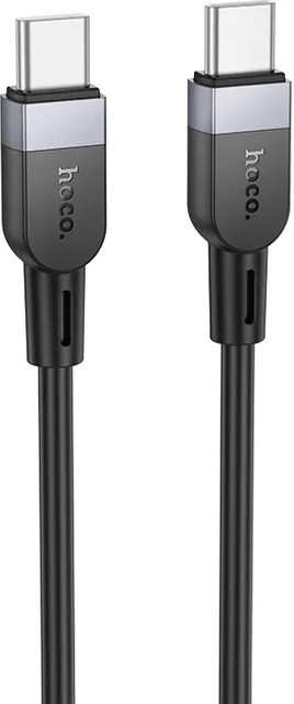 HOCO X109 USB-C auf USB-C Daten- und Ladekabel mit 60W in Schwarz, Länge: 3 m - Bild 1