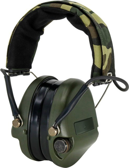 TCIHEADSET Taktische Airsoft SORDINIPSC Kopfhörer mit elektronischem Gehörschutz und Noise Reduction in Schwarz oder Grün - Bild 1