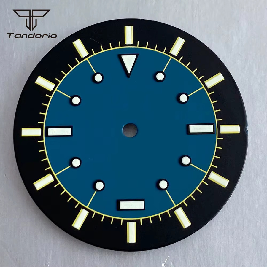 Tandorio Armbanduhr-Zifferblatt, Herren, 33,5 mm, Leuchtend - Bild 3