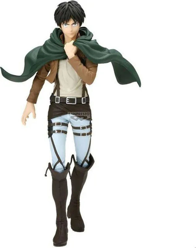 Banpresto Grandista Eren Yeager Figur aus Attack on Titan, braun, Höhe: 28 cm - Bild 1