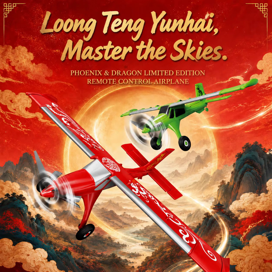 JIKEFUN MF X7 RC Flugzeug, ferngesteuerter Gleiter, mit Gyroskop - Bild 1
