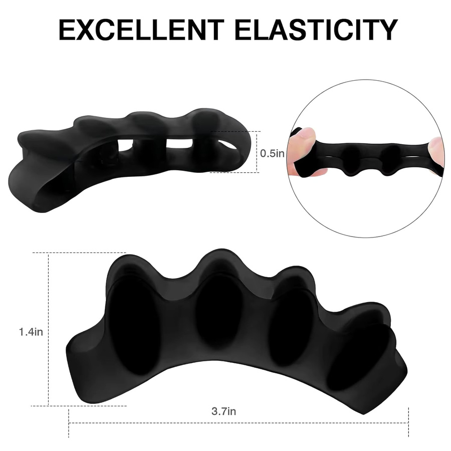 YUAN Zehenabstandshalter aus Silikongel, Unisex, für Füße - Bild 2